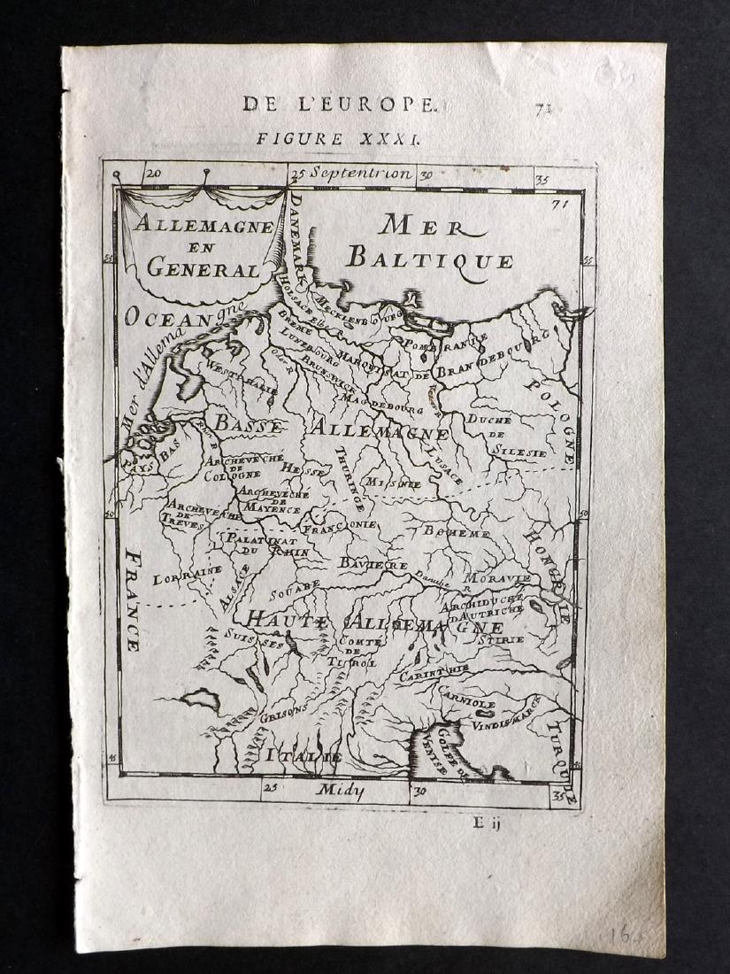 Mallet, Alain 1683 Map of Germany & Part of Poland (1 of 1)