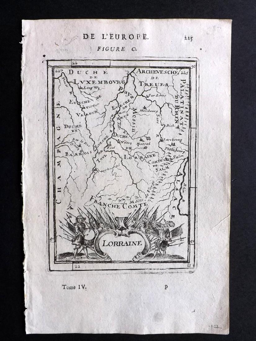 Mallet, Alain 1683 Map of Lorraine, France (1 of 1)