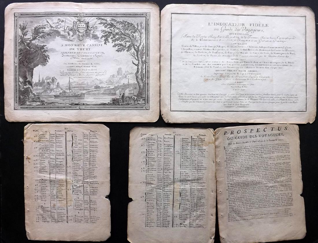 Desnos 1765 Engraved Dedication and Text Pages (1 of 3)