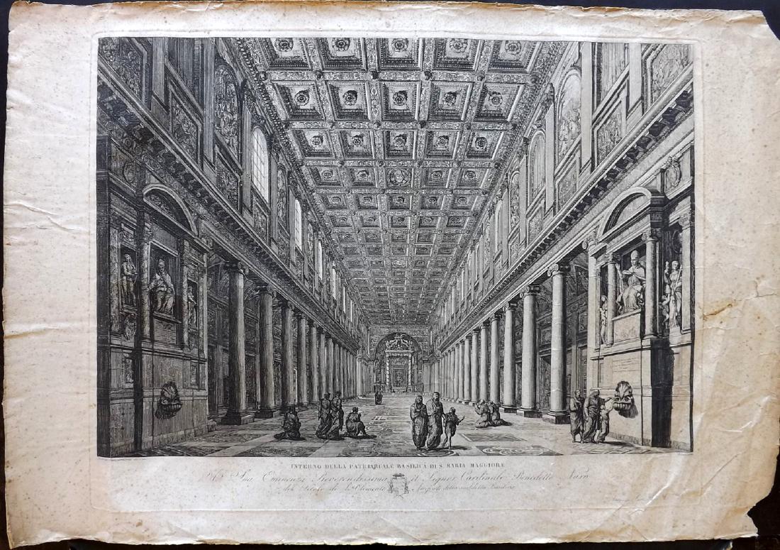 Sarti, Antonio 1826 Large Italian Architecture Print (1 of 2)