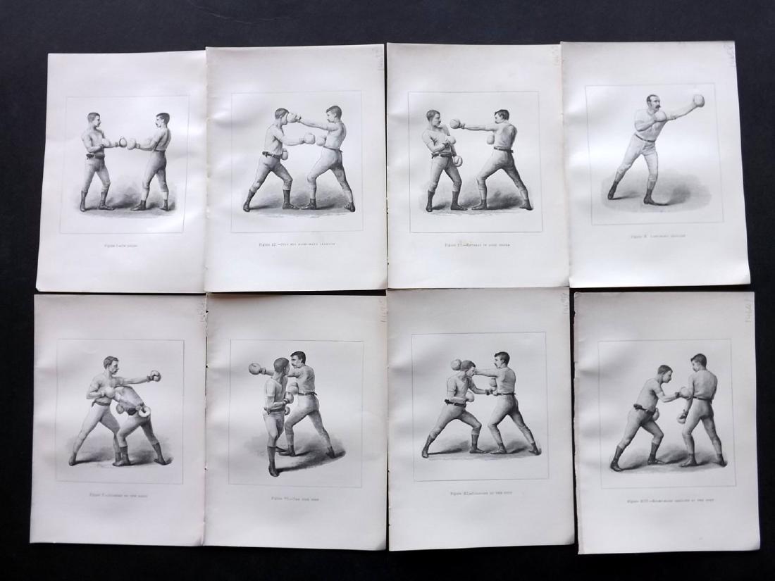Boxing 1889 Lot of 10 Prints from the Badminton Library (1 of 2)