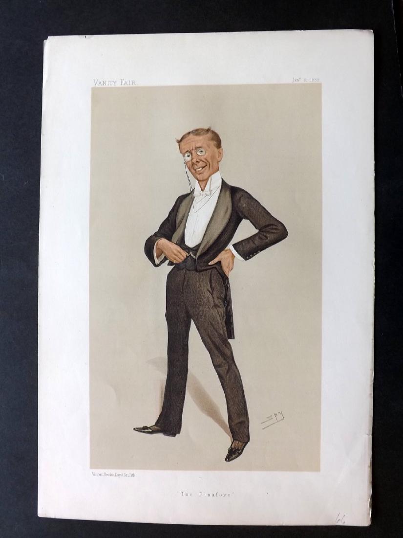 Vanity Fair Print 1888 George Grossmith, Music, D'Oyly (1 of 1)