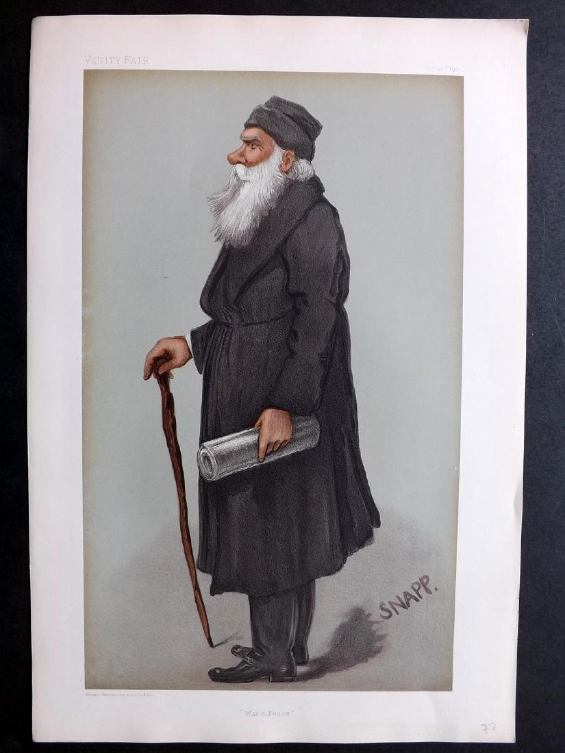 Vanity Fair Print 1901 Leo Tolstoy, Literary Russia (1 of 1)