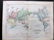 Cortambert, Eugene 1874 Lot of 4 Maps. UK, World Europe - 2
