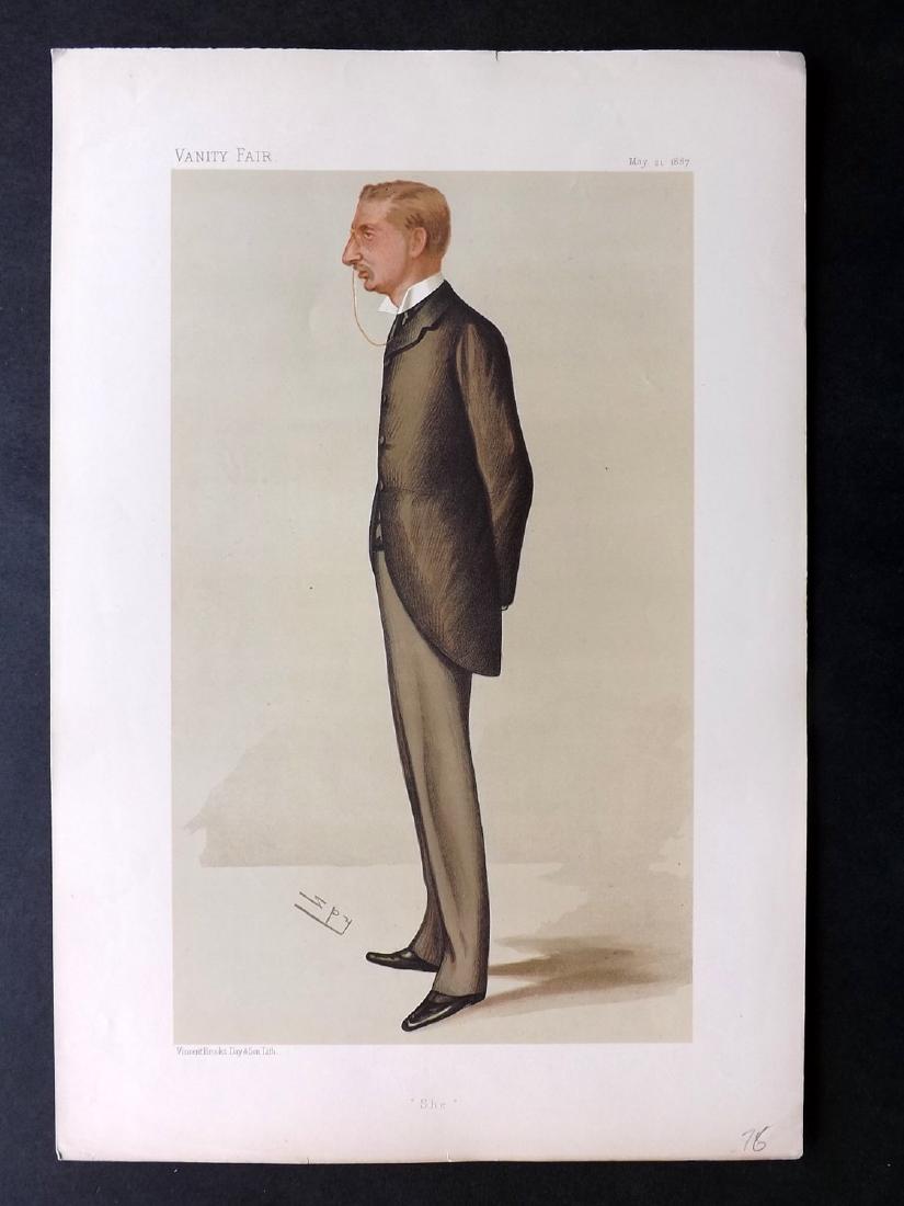 Vanity Fair Print 1887 Rider Haggard, Literary (1 of 1)