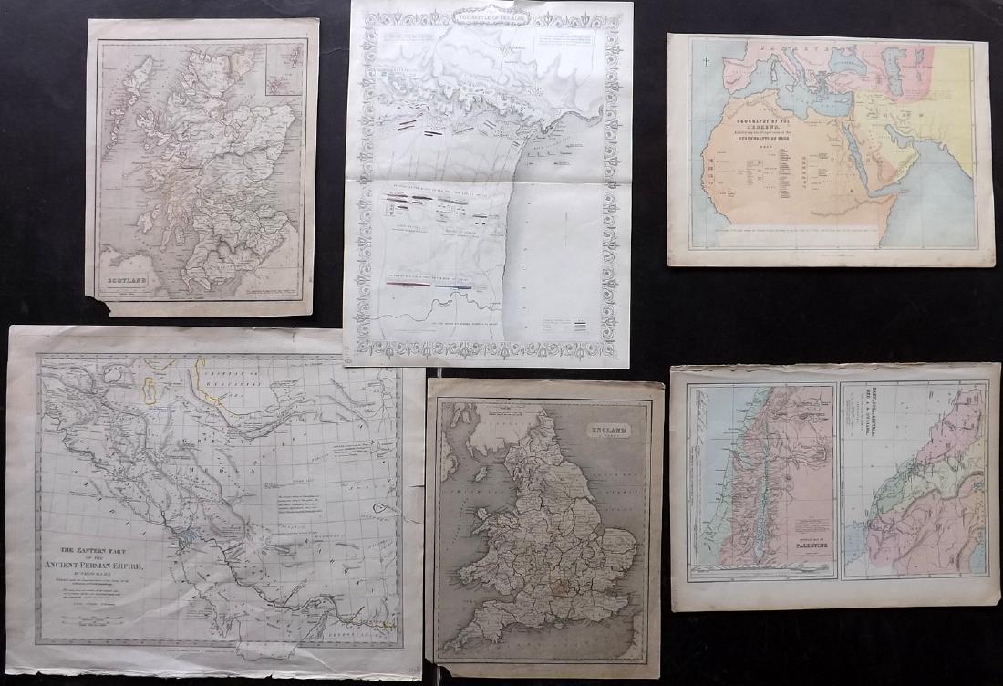 Maps 19th Cent. Mixed Lot of 6 (1 of 2)