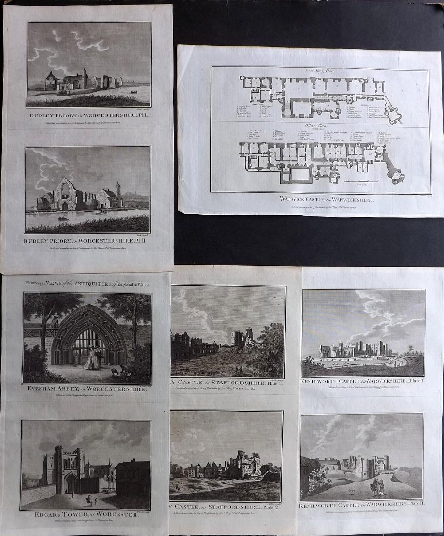 Boswell, Henry 1786 Lot of 5 British Copper Plates (1 of 2)