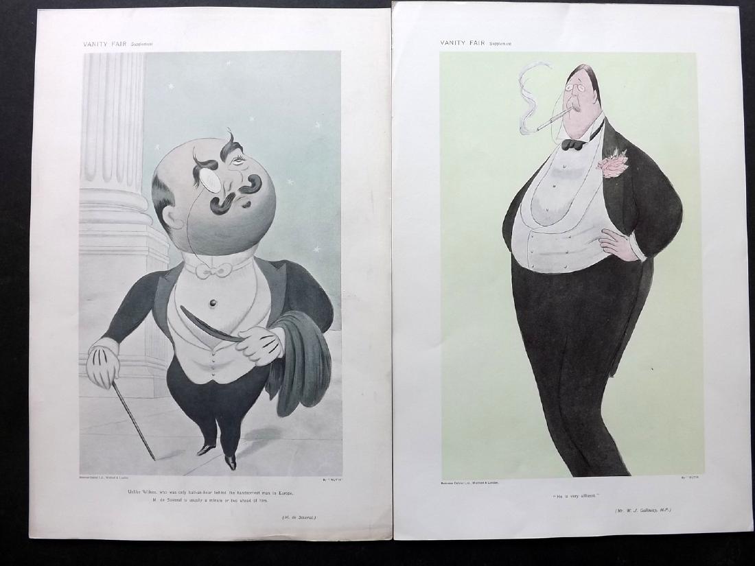 Vanity Fair Prints 1900-07 Pair after Max Beerbohm (1 of 2)