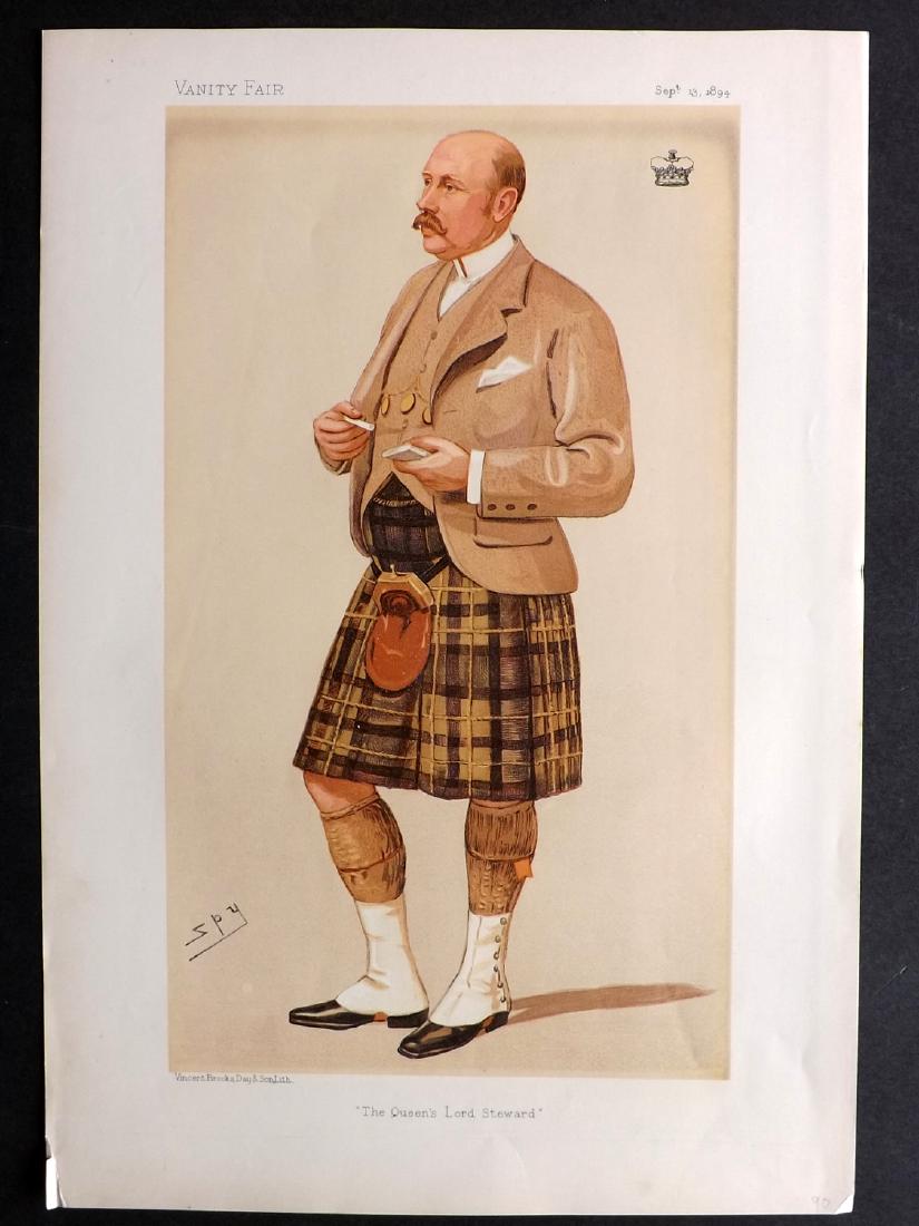 Vanity Fair Print 1891 Marquis Of Breadalbane, Scotsman (1 of 1)