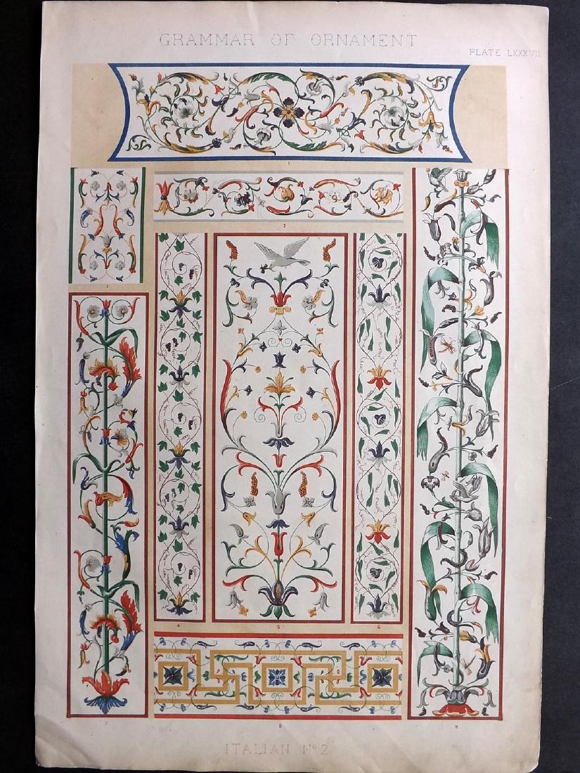 Jones, Owen 1856 LG Design Print. Italian No. 2 (1 of 2)