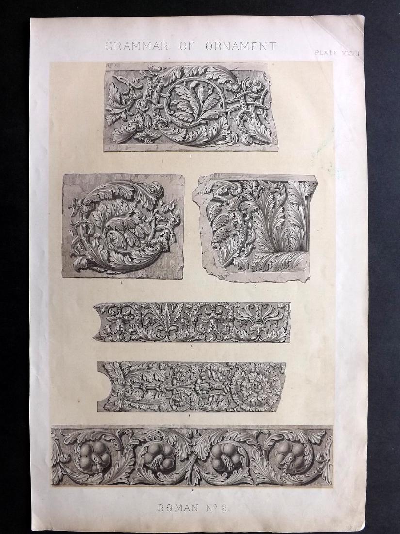 Jones, Owen 1856 LG Design Print. Roman No. 2 (1 of 2)