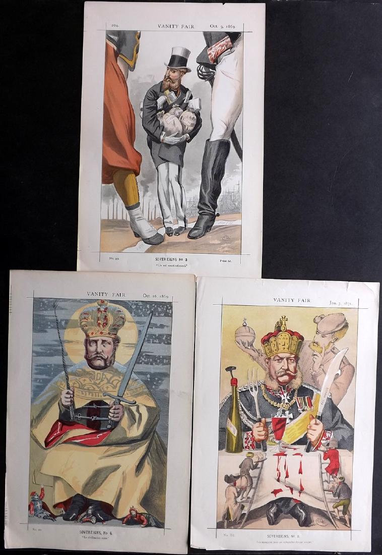 Vanity Fair Prints 1869-1 Europe Royalty. Russia etc (1 of 2)