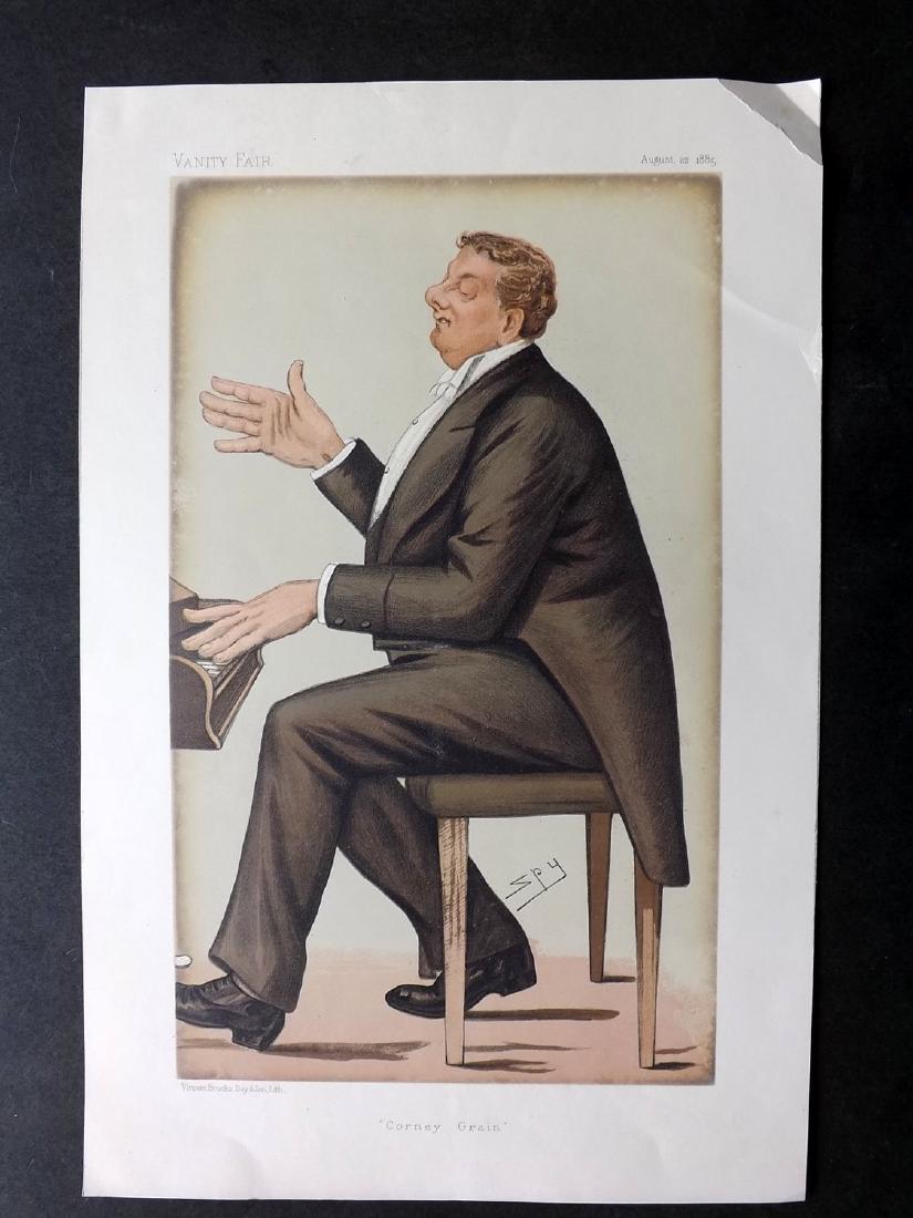 Vanity Fair Print 1885 Corney Grain, Music (1 of 1)
