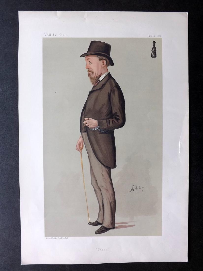 Vanity Fair Print 1888 J. H. Blackburne, Chess Player (1 of 1)