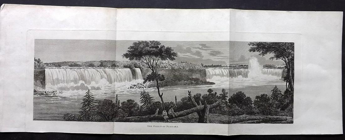 Phillips (Pub) 1823 LG Rare Print Niagara Falls, Canada (1 of 2)