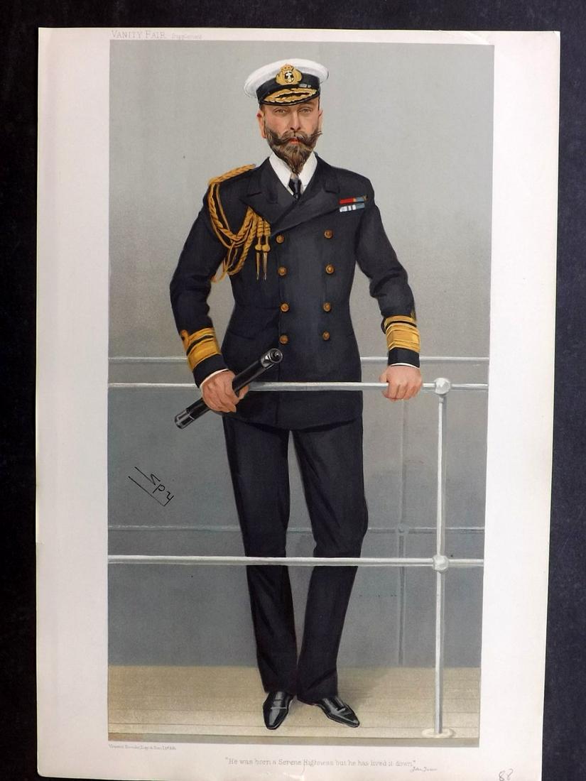 Vanity Fair Print 1905 Louis Alexander Mountbatten (1 of 1)