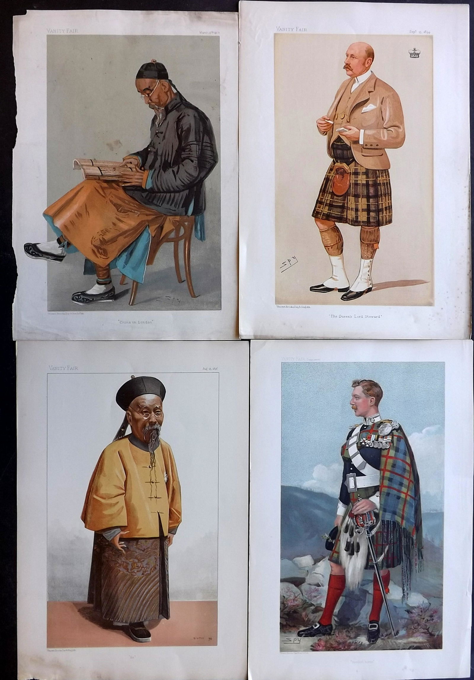 Vanity Fair Prints 1894-1905 Lot 4. Scotsman & (1 of 2)