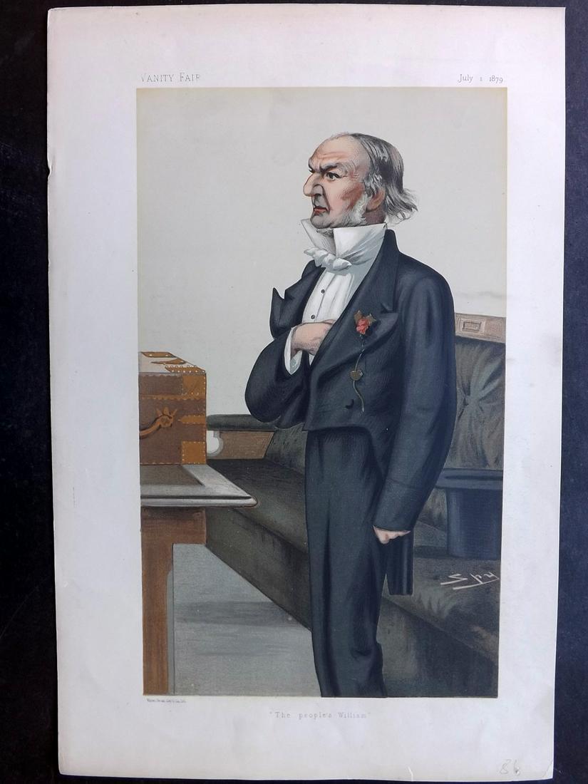 Vanity Fair Print 1879 William Gladstone Prime Minister (1 of 2)
