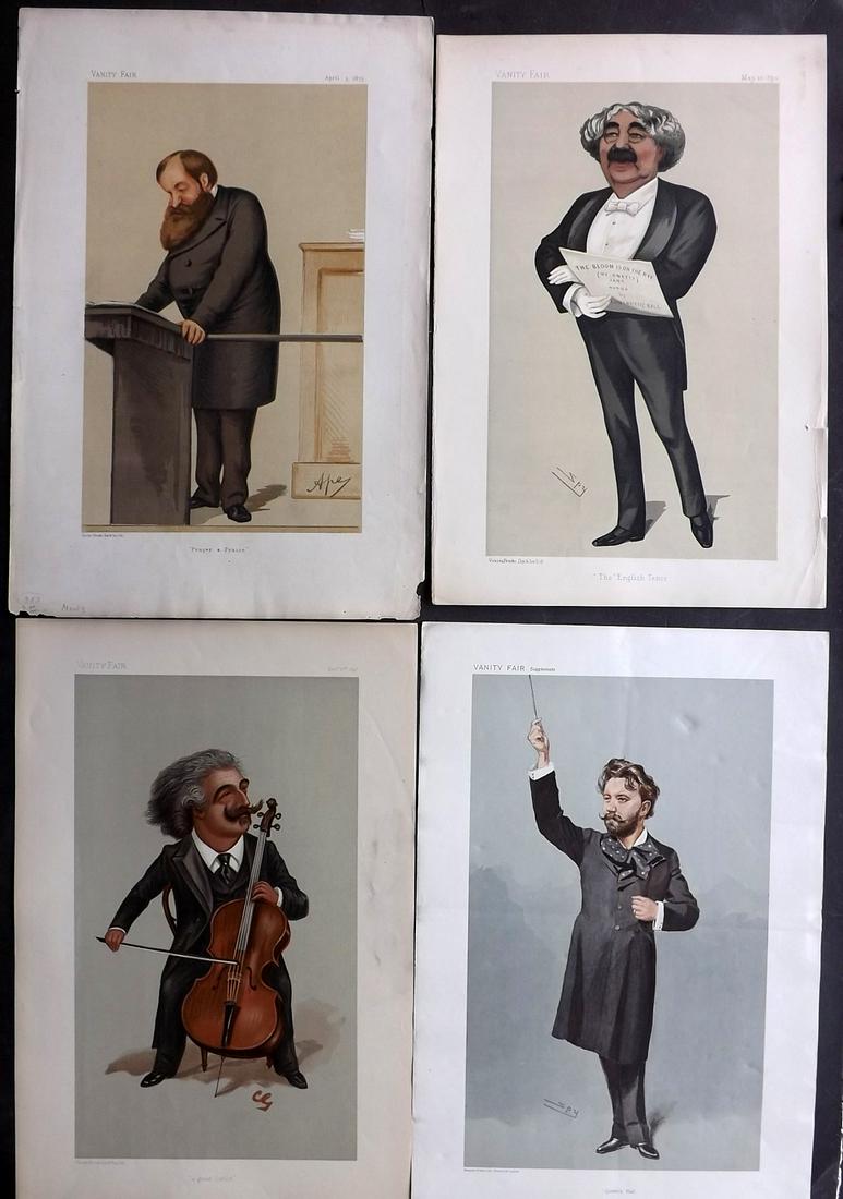 Vanity Fair Prints 1875-07 Lot 4 Music incl Henry Wood (1 of 2)