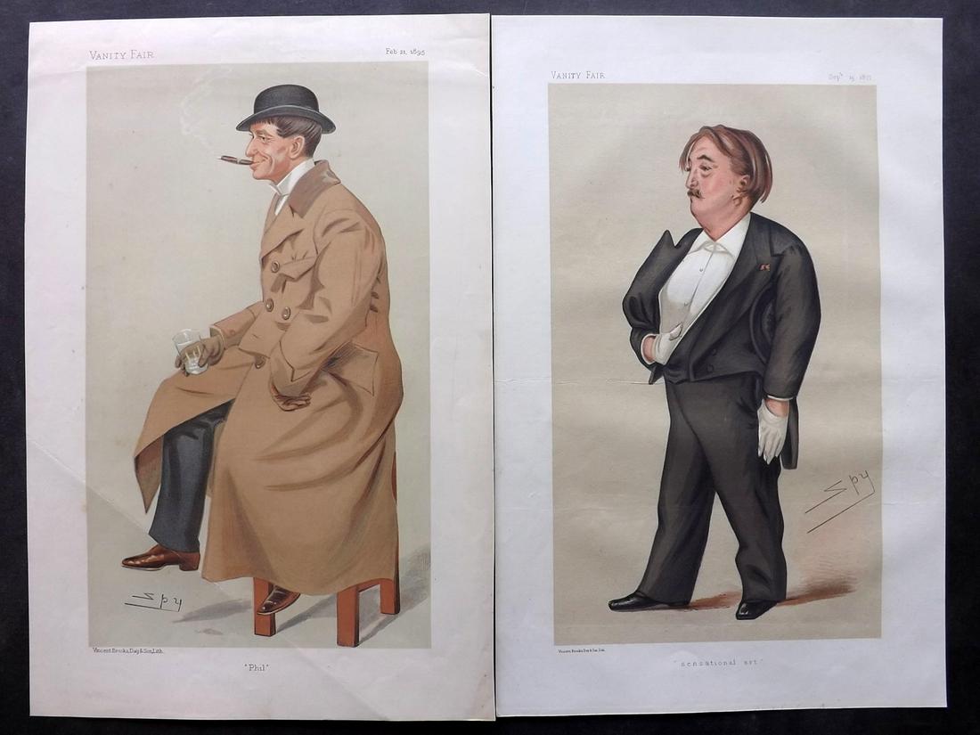 Vanity Fair Prints 1877-05 Pair Artists. Gustave Dore (1 of 2)