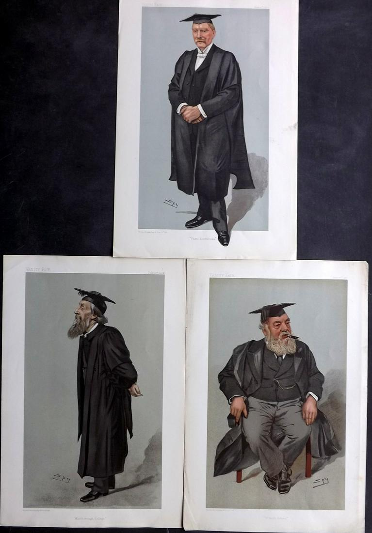 Vanity Fair Prints 1901-03 Lot 3 Teachers Headmasters (1 of 2)