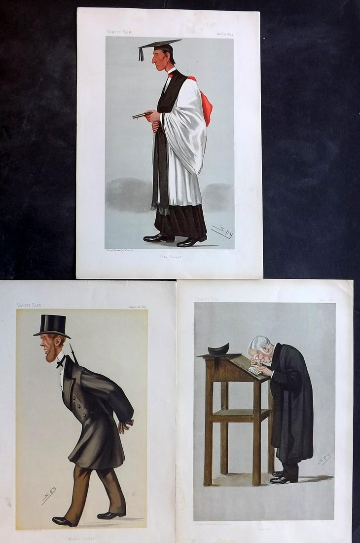 Vanity Fair Prints 1884-98 Lot 3 Teachers/Headmasters (1 of 2)