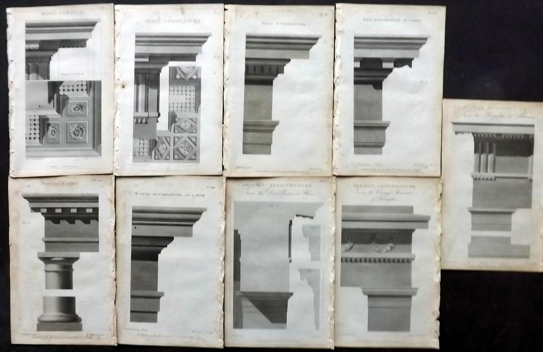 Nicholson, Peter 1798 Lot 9 Architecture. Cornice etc (1 of 2)