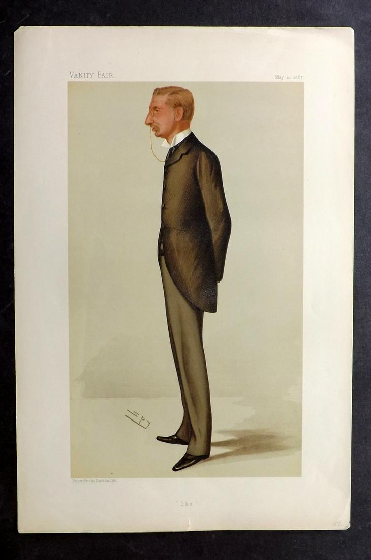Vanity Fair Print 1887 Henry Rider Haggard, Literary (1 of 1)