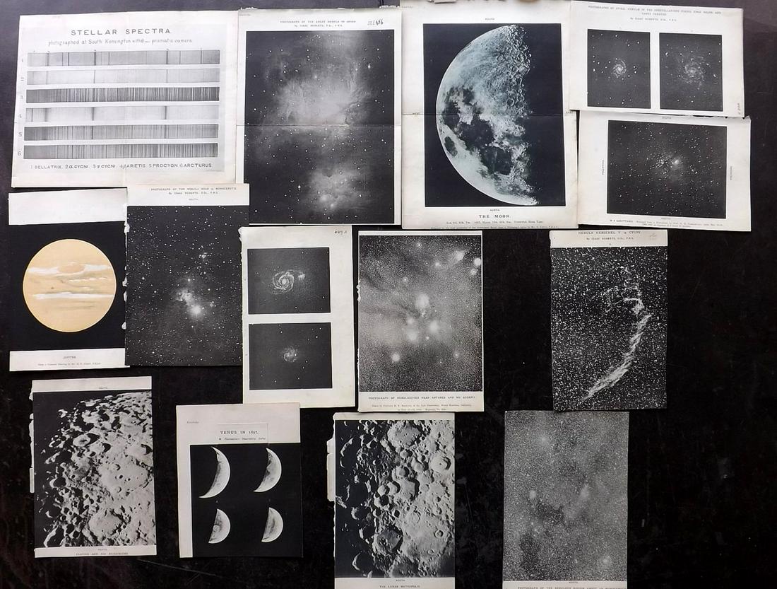 Astronomy C1900 Lot of 15 Prints from Knowledge Mag. (1 of 2)