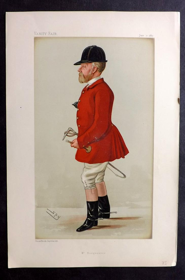 Vanity Fair Print 1887 John Hargreaves, Foxhunter (1 of 1)