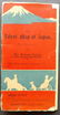 Japan 1906 LG Rare Folding Map. Welcome Society