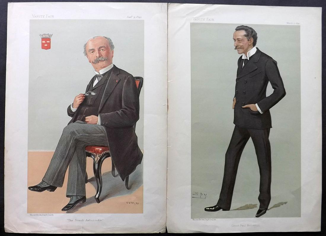 Vanity Fair Prints 1895 Pair of Ambassadors (1 of 1)