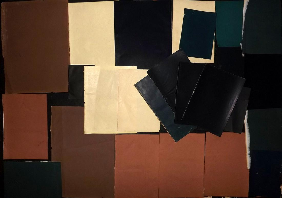 Old Paper, Bookbinding 19th Cent Lot of 25 Color Sheets (1 of 2)