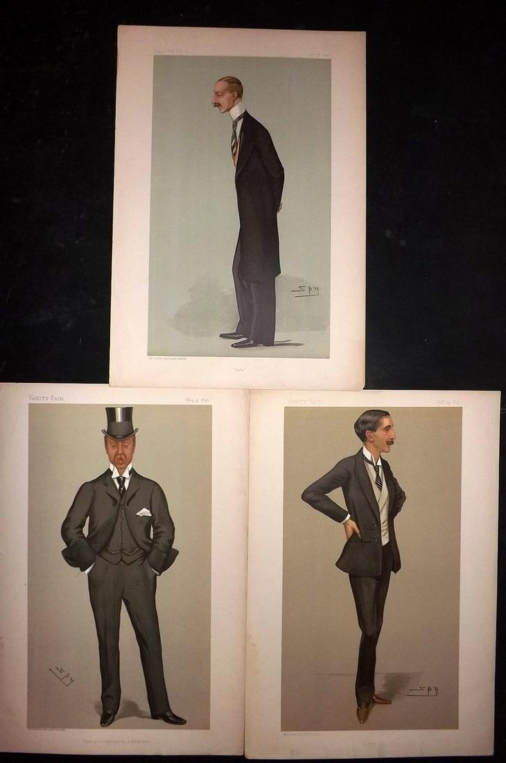 Vanity Fair Prints 1895 Mixed Lot of 3 (1 of 2)