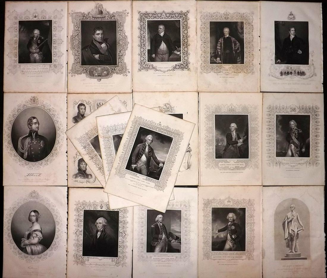 Tallis (Pub) 1854 Lot of 18 British Portraits (1 of 2)