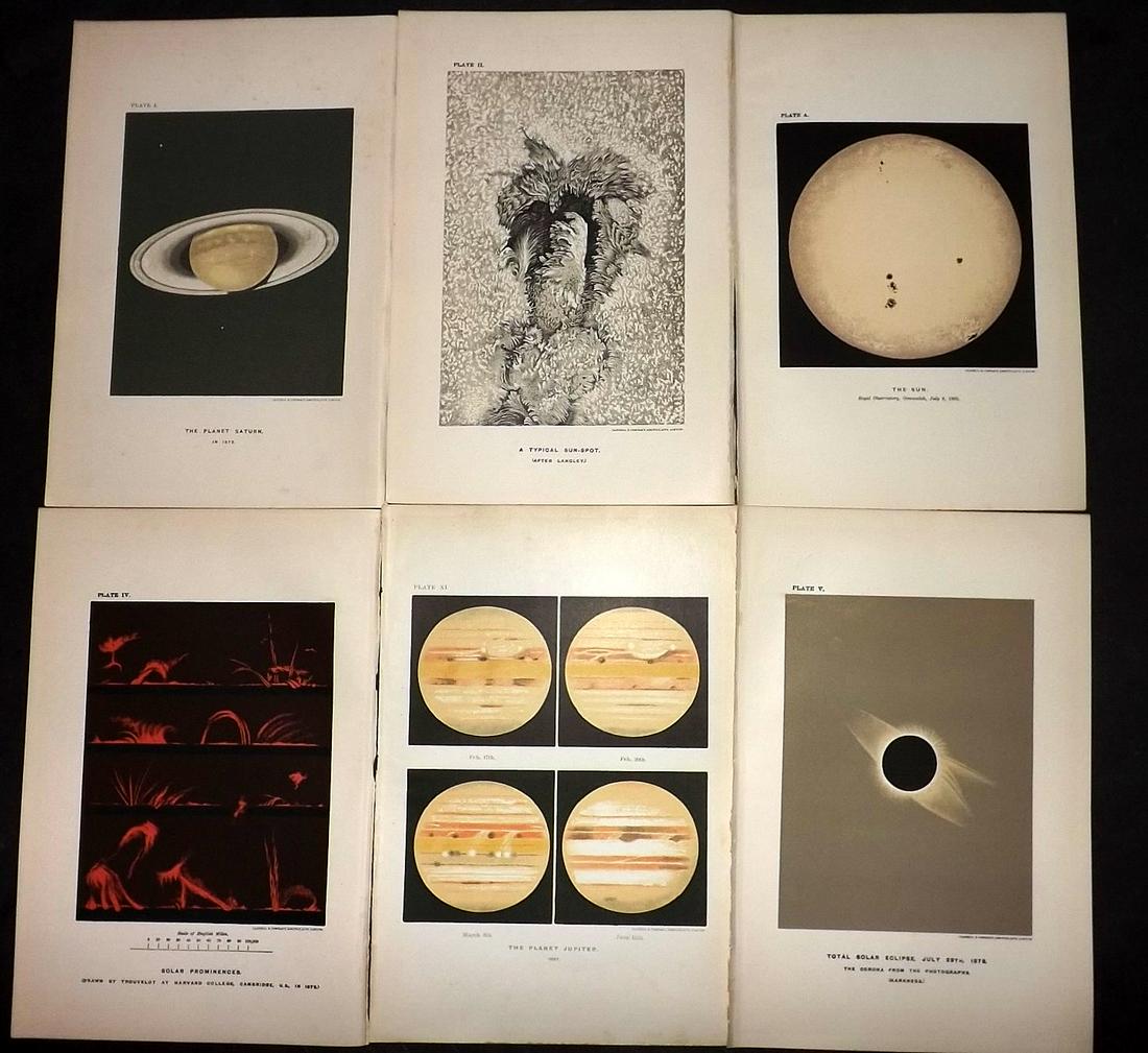 Ball, Robert 1901 Lot 9 Astronomy Prints. Sun Planets (1 of 2)