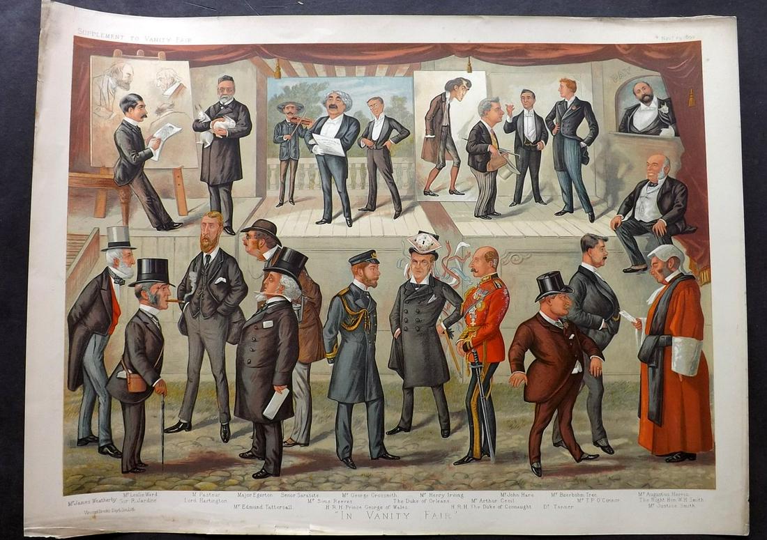 Vanity Fair Double Print 1890 In Vanity Fair (1 of 2)