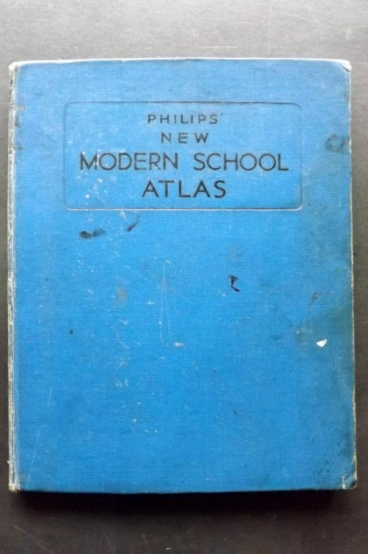 Atlas - Philip, George 1938 School Atlas, Many Maps (1 of 7)