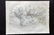Becker, F. C1850 Antique Map. World on Mercator's Proj.