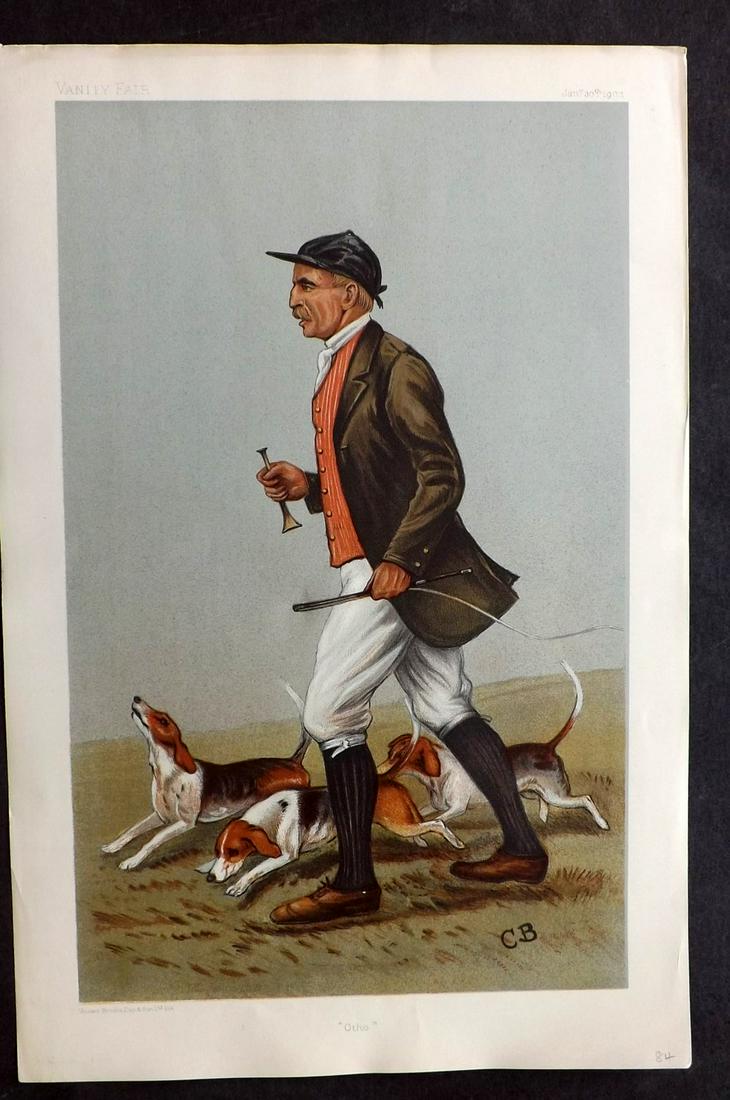 Vanity Fair Print 1902 Otho Paget, Foxhunter (1 of 1)