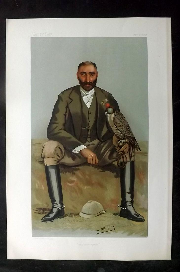 Vanity Fair Print 1897 Gerald Lascelles, Falconry (1 of 1)