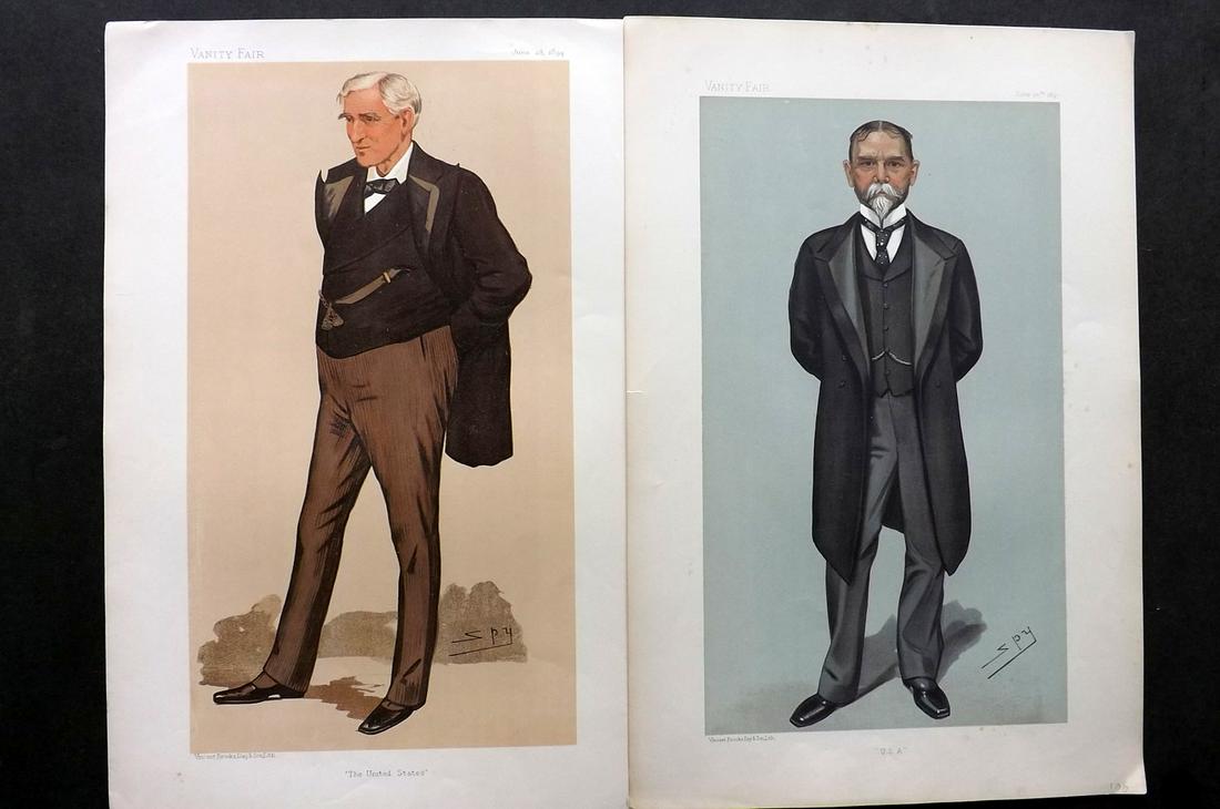 Vanity Fair Prints 1894-97 Pair of Americans (1 of 1)