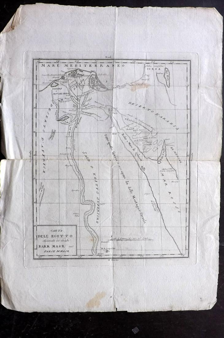 Egypt C1800 Antique Map (1 of 2)