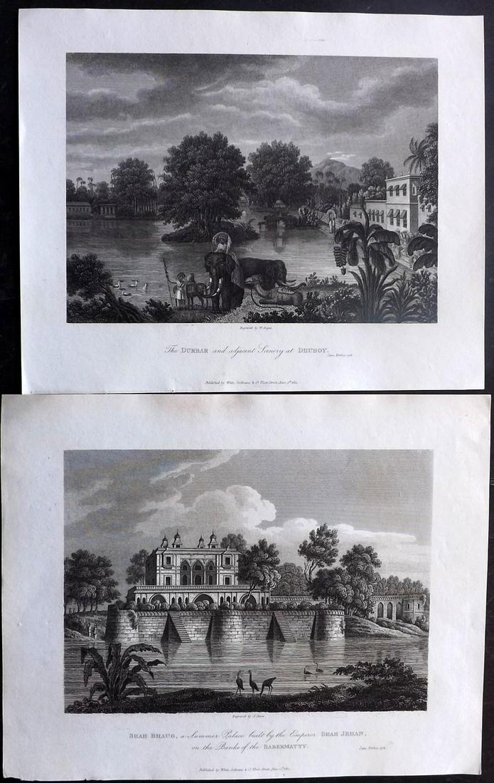 India - Forbes, James 1813 Prints (2) Durbar etc (1 of 2)