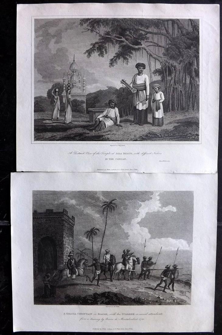 India - Forbes, James 1813 Prints (2) Rajah etc (1 of 2)