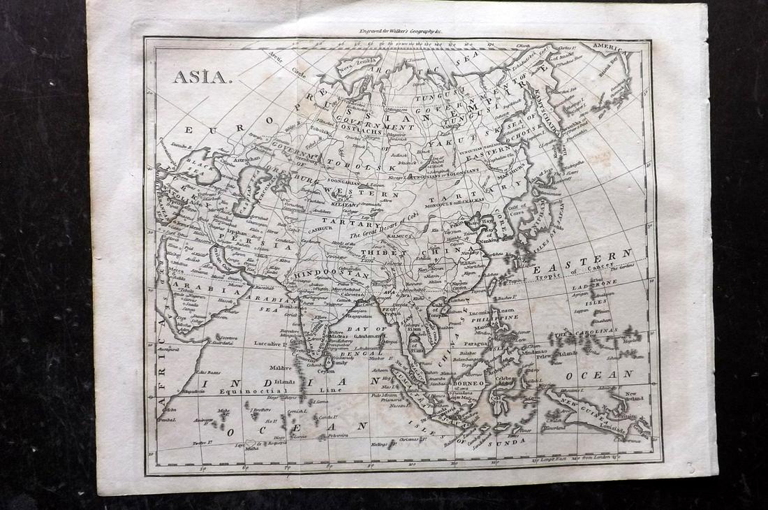 Walker, John 1815 Antique Map of Asia (1 of 1)