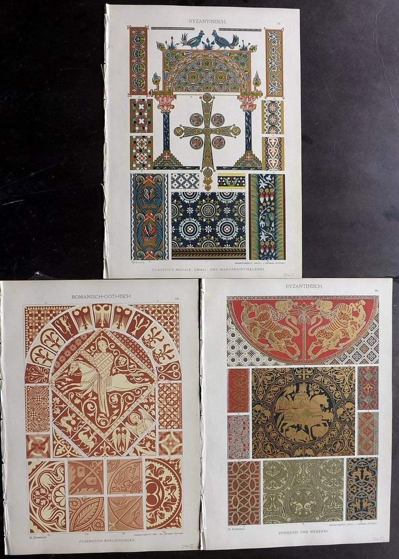 Dolmetsch, Heinrich 1895 Lot of 3. Byzantine (1 of 2)