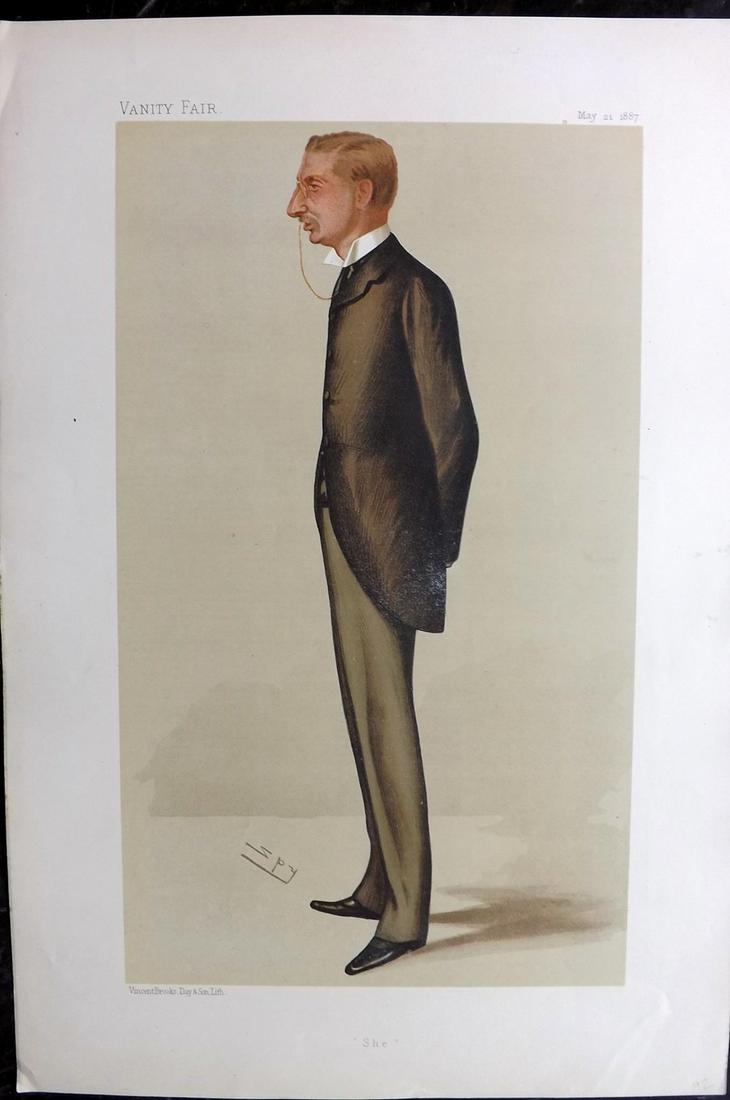 Vanity Fair Print 1887 Henry Rider Haggard, Literary (1 of 1)