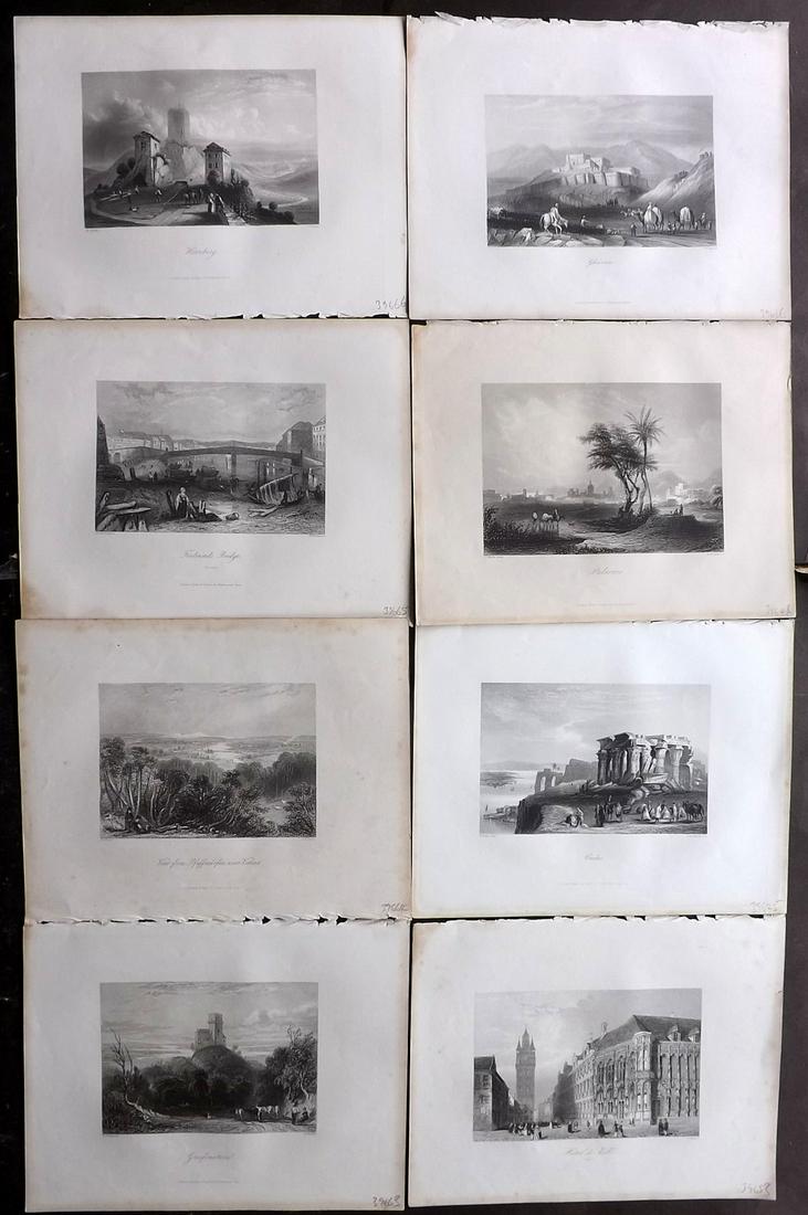 Payne, Albert 1845 Lot of 8 World Views (1 of 2)