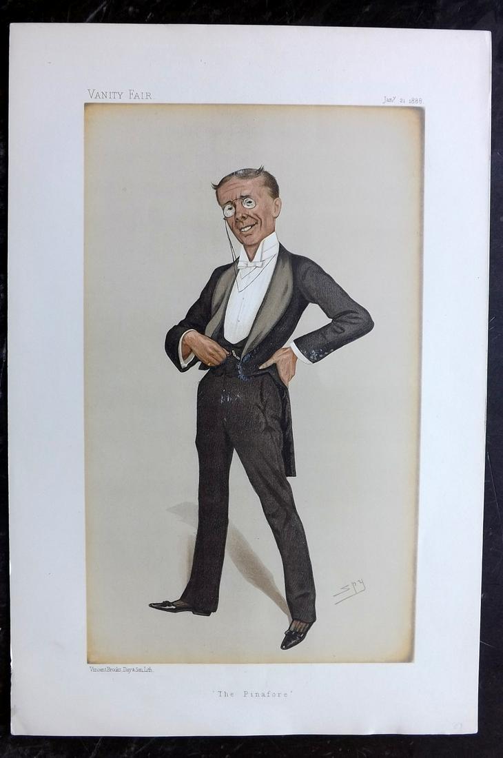 Vanity Fair Print 1888 George Grossmith, D'Oylye Carte (1 of 1)